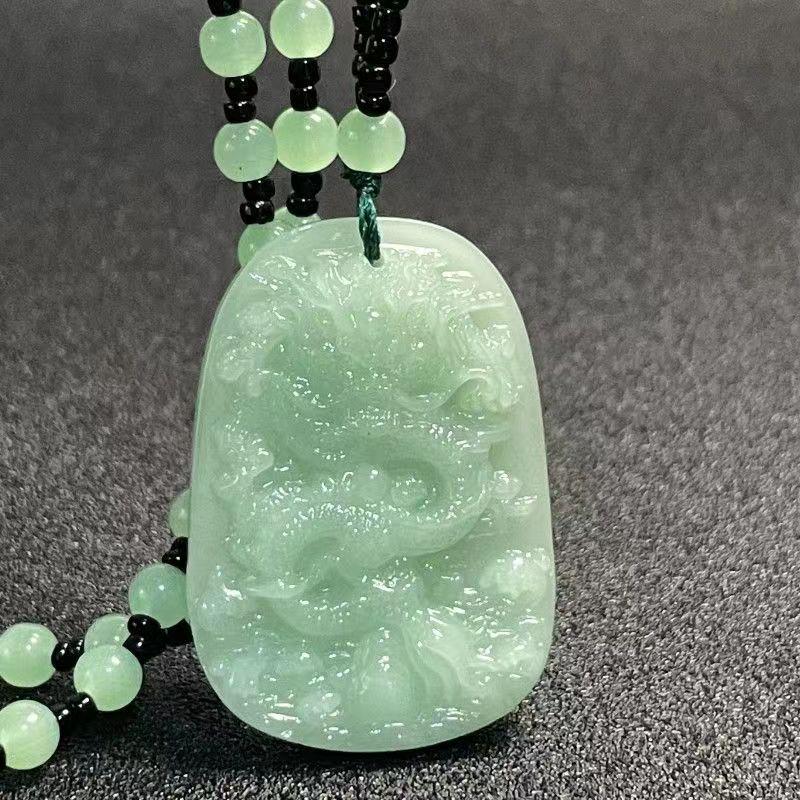 Drache Verwandelt Fisch Buddha Halskette: Reichtum & Schutz