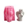 Practical Home Baking Essential Figurine Angelic Sturdy Silicone Mold Craft Supplies Portable for Fun Dessert Making