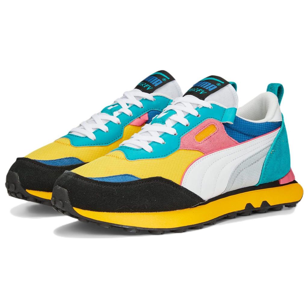 Rider FV Future Vintage - Tangerine Puma Black Unisex Sneakers Multi-Color 387672-02