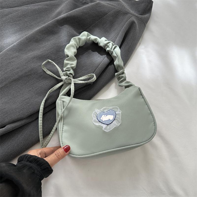 Trendy Canvas Shoulder Bag For Women 2023 Fall Fashion Retro Underarm Bag Street Style