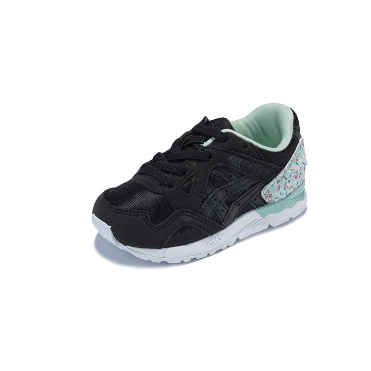 Asics Gel-Lyte 5 Durable Low-Top Walking Shoes Baby Shoes Black Green C7A7Y-9090