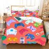 , Game - Theme Thre - Piece Extra - Large Beding Soft with Soft Fabric Duvet Cover Set Soft Nice Warm Durable
