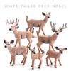 Rentier Weihnachts-Hirsch Xmas Elch PVC Simulation Weihnachtsdekorationen Für Zuhause Frohe Weihnachten Neujahrs-Schmuck