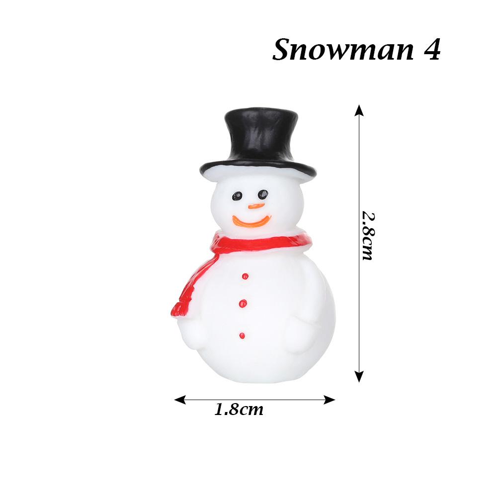 1PC Micro Landscape Toys Fairy Garden Home Decorations Deer Xmas Tree Miniature Snowman Christmas Figurines Santa Claus