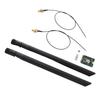 WiFi 6E Wireless Card M.2 NGFF Bluetooth 5.2 4200Mbps Tri Band 2.4Ghz 5Ghz 6Ghz Network Adapter Include 8dBi Antenna