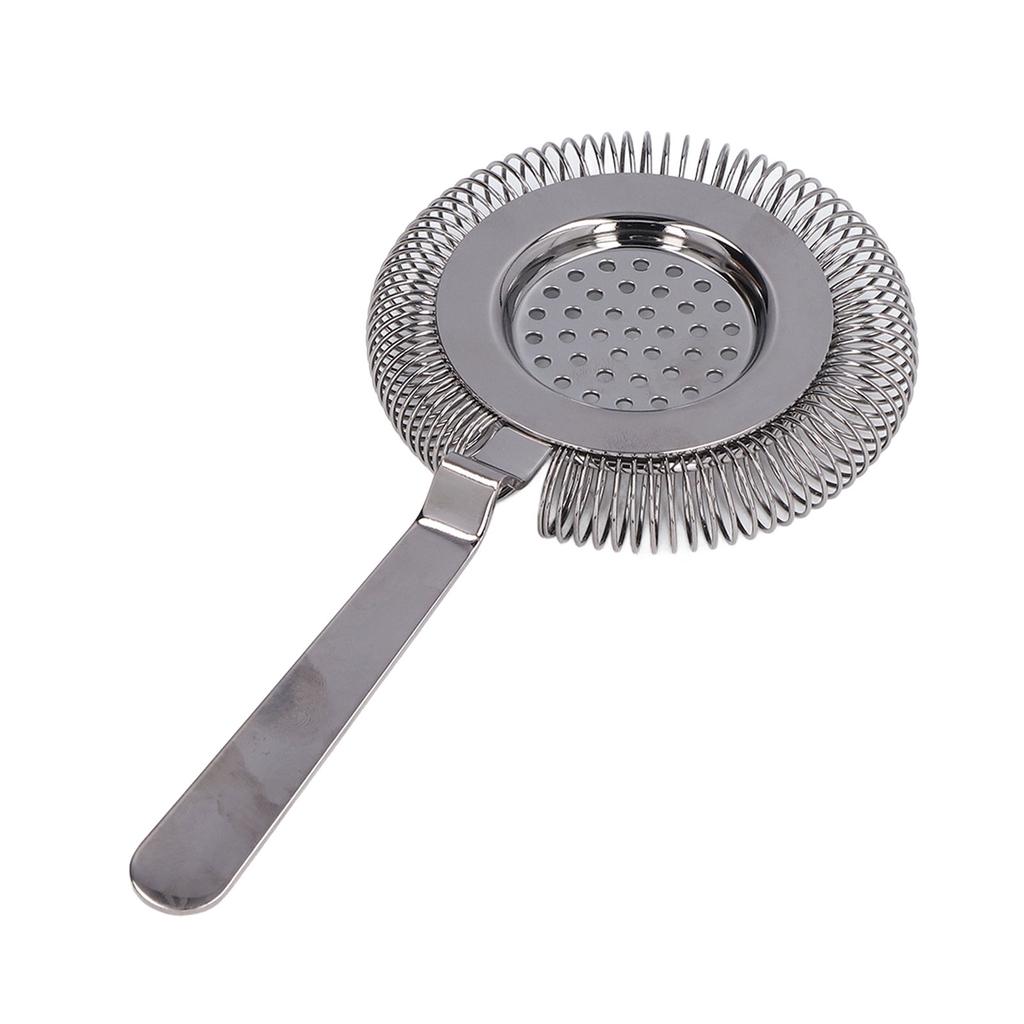 Bar Strainer Fine Filtering Professional Stainless Steel Cocktail Strainer for Bartending Restaurant Party