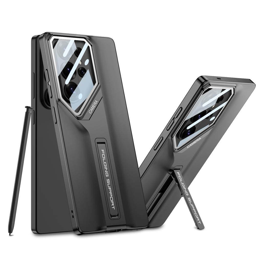 Ultra-thin Stand Armor Case for Samsung Galaxy S26 Ultra S25 Ultra All-included Camera Protector Plastic Cover