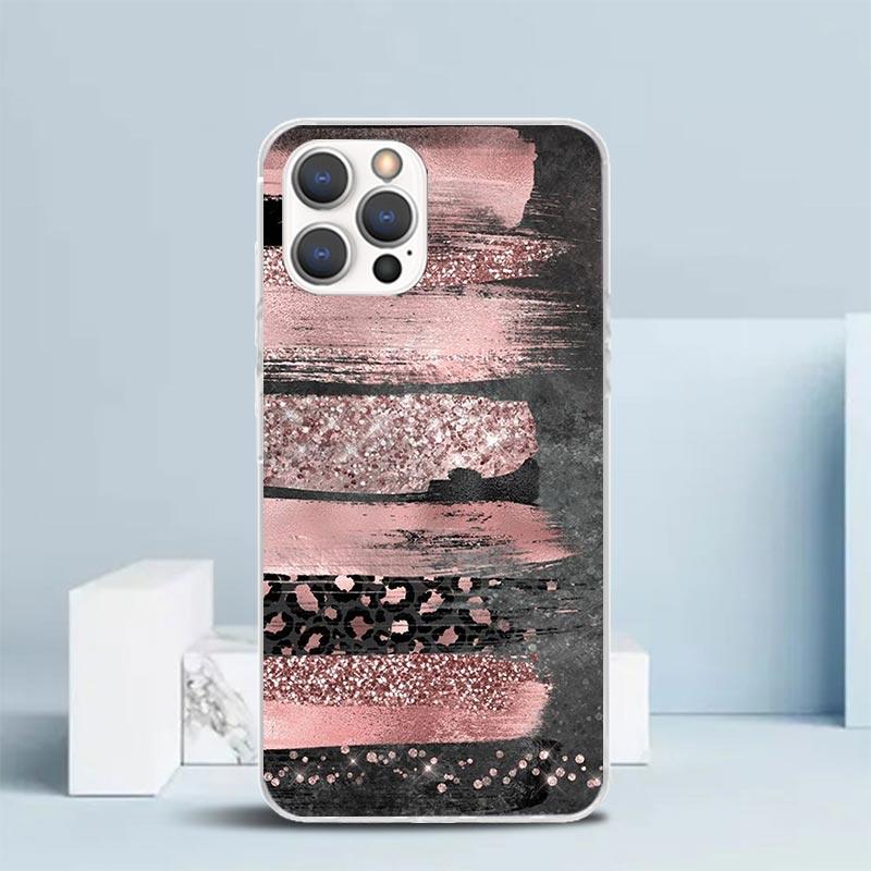 

Beautiful Rose Bling Picture Phone Case For IPhone 16 17 Air 16E 15 14 Plus 13 Mini 12 11 Pro Max 7 8 + SE 2020 Soft TPU Back Co iPhone 11