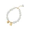 [Baroque Heart Bracelet] 1pc Sweet and Cool Baroque Heart Bracelet - Unique Hand Jewelry with Fashionable Temperament Lucky Charm Tag