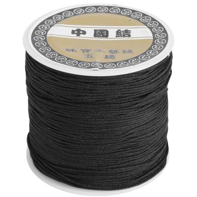 Nylonová saténová šňůra Mandala Crafts Rattail ozdobná nit DIY čínské uzlování výroba šperků 0,8 mm