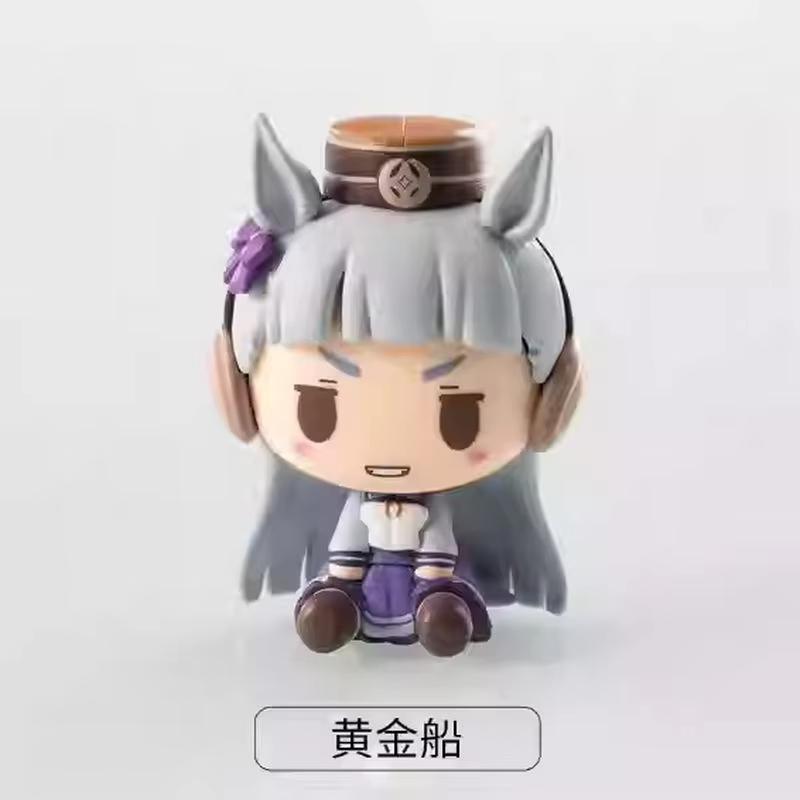 MINI Action Figures PrettyDerby GoldShip Cute Chassis Desktop Ornaments Decorations Statue Model Kit Surprise Otaku Toys Gifts