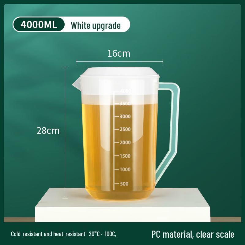 

Chaxun 4000ml Plastic Cold Water Pitcher with Scale