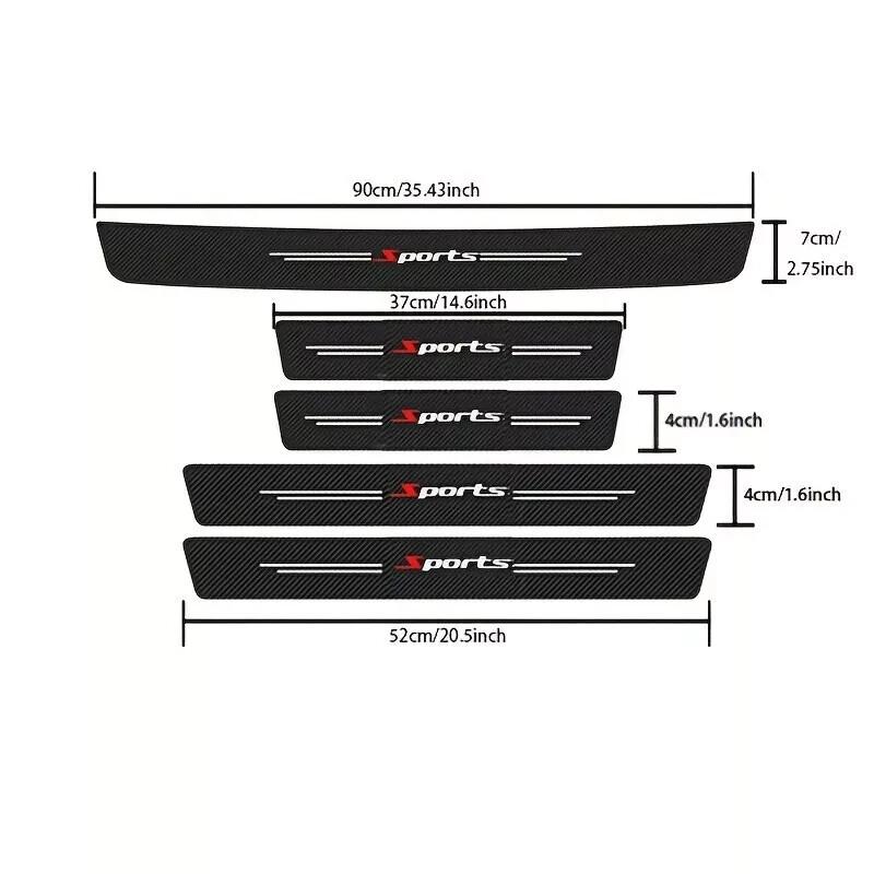 Car Accessories For Nissan Xtrail Leather Door Sill Protector Scuff Plate Guards