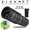 Uniquefire Monocular 16x52 Telescope Waterproof Dual Spotting Scope Zoomable Optical Day & Night Vision; Night for the Hunt 66m/8000m
