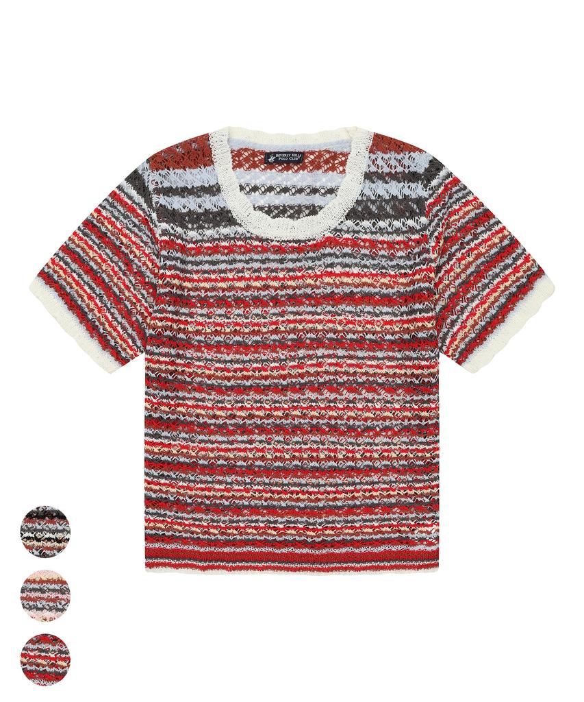 BHPOLOCLUB Women'S Ethnic Mix Color Knit 3 Colors Tk109
