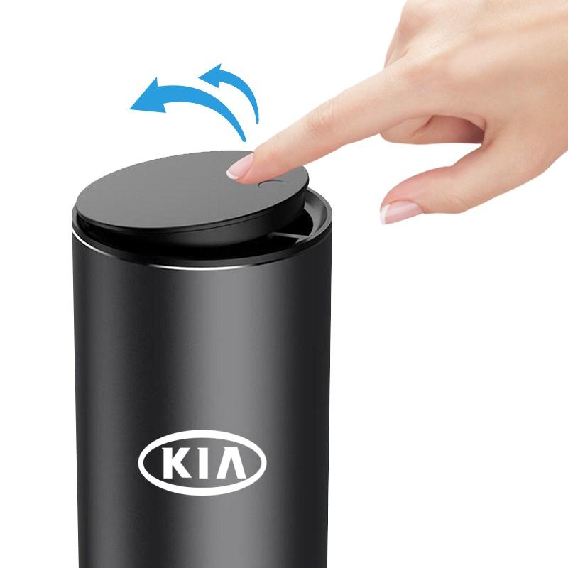 For Kia Rio Ceed Sportage Cerato Soul Picanto Car Trash Bin Alloy Garbage Can Rubbish Basket Bin auto Accessories styling