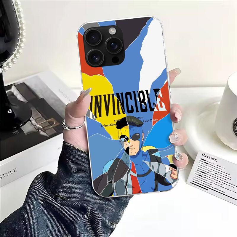 Cool I-Invincible Soft Phone Case For IPhone 18 11 17 Air 16E 16 Pro Max 15 + 14 Plus 13 Mini 12 Apple 7 SE 8 Fundas Coque 11 17 Ai