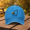 Excavator Pattern Baseball Cap Unisex Duckbill Hat for Outdoor Sports Fitness Travel MultiColor