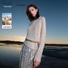Sancai Lamb Wool Stand-up Collar Knit Sweater