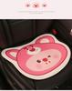 Pink Cartoon Beaver Women's All-Season Car Seat Cushion for BYD Seagull Dolphin.