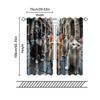 2 Pcs, Filtering Curtains (excluding Rods, Non-movable, Without Batteries) Cute Cat (2) for Use In Bedrooms and Living Rooms