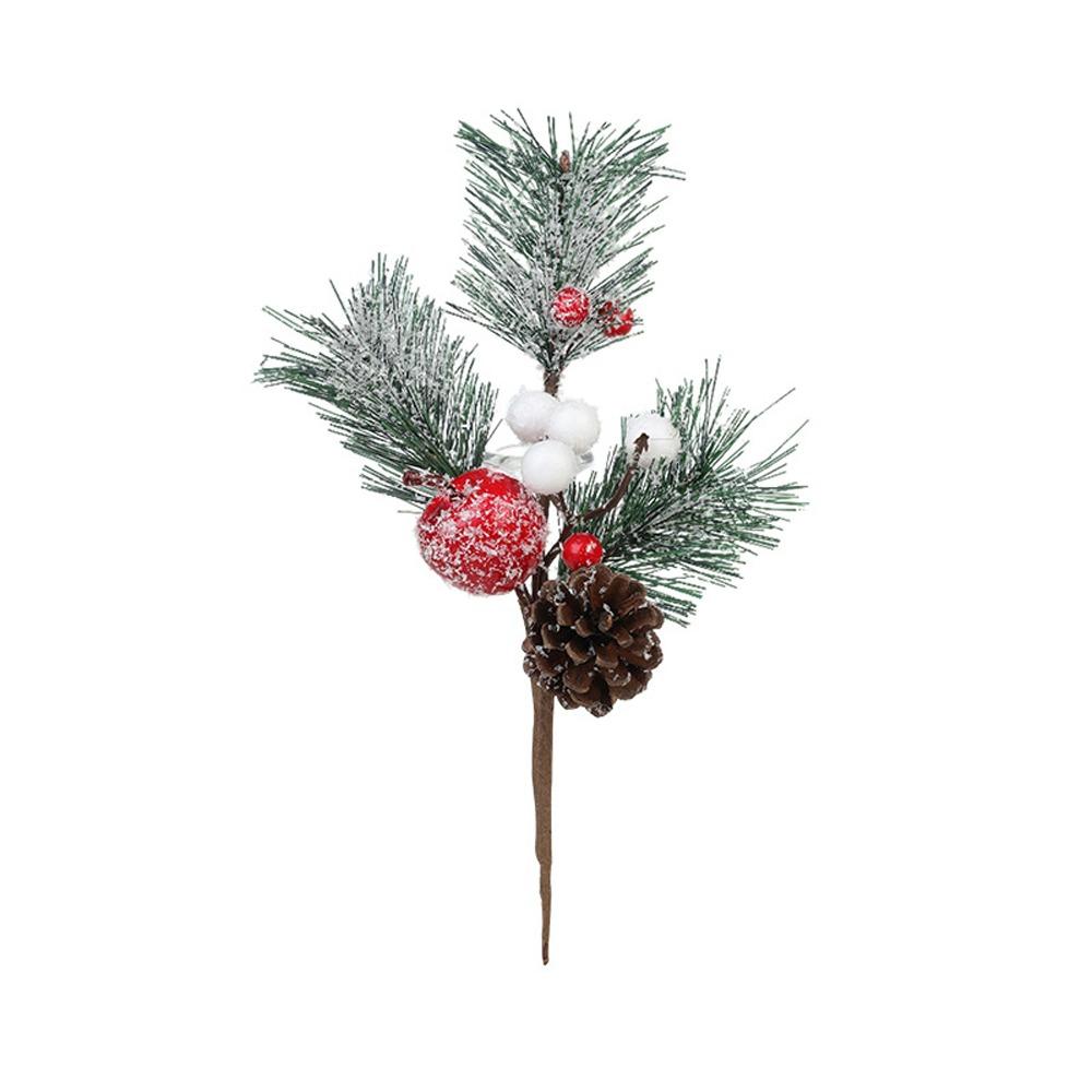 

Lifelike Artificial C Plastic Fake Plant Simulation Pine Cone Branches Home New Year Decor Style 5