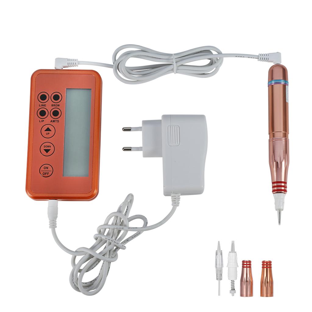 Eyebrow Lip Eyeliner Permanent Makeup Tattoo Machine Power Supply Set