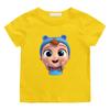 Koszulka Mały Aniołek Urocze Koszulki dla Dziewczynek Dziecięce Bawełniane Topy Piosenki z Rymowankami Bajkowy T-shirt Letnie Koszulki z Krótkim Rękawem