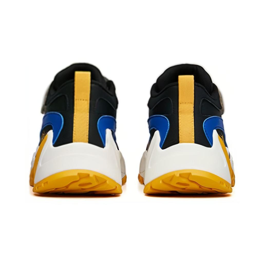 Anta Kids Fleece Casual Non-Slip Wear-Resistant Warm Low-Top Running Shoes Kids Sneaker Black Gray Yellow A312146807-3