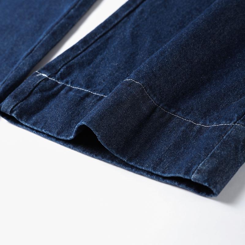 Denim Pants Set Women Belt Lapel Buttons Shirt High Waist Wide Leg Trousers Sets Lady Vintage Single Breasted Top Suit Female