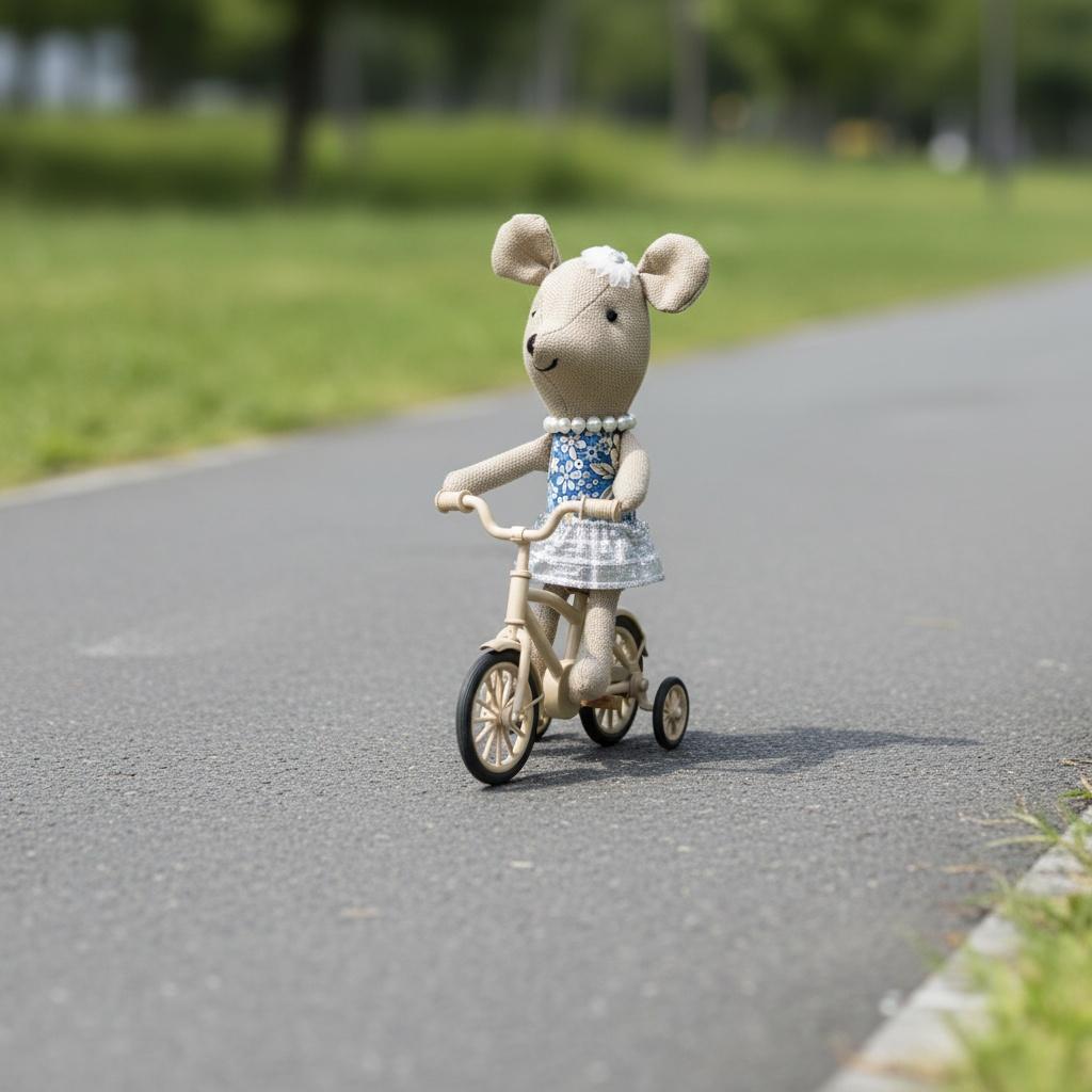 Legmic Toys For Girls Cute Baby Dolls Boy Girl The mouse family Mini plush doll house cute mouse doll box family toys