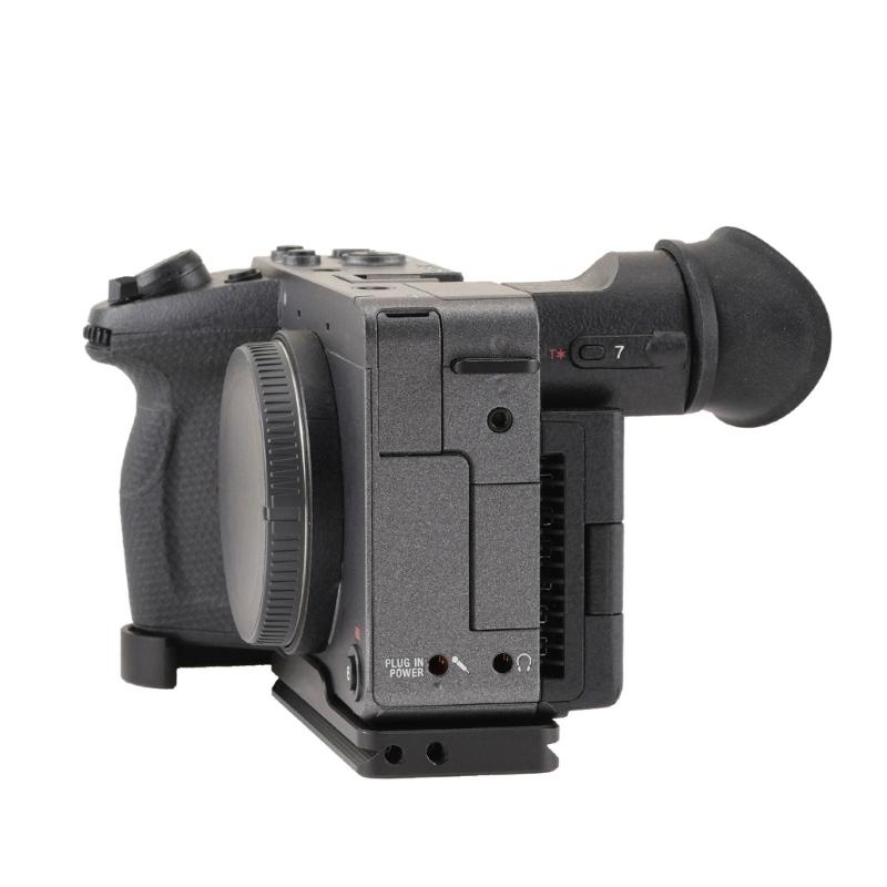 Camera Bottom Plate Baseplate for FX2 Featuring 1/4" 20 3/8" 16 Threads for Accessory Protections Secure Mounting