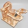3D Wooden Track Battery Toy with Rolling Ball Puzzle Operated Electric Adults Kids DIY Handmade Puzzle STEM