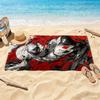 Bad Luck Joker Theme Beach Towel Soft Durable Quick-Dry Comfortable Lightweight Suitable for Sports, Travel, Swimming, Yoga, Bathroom, Beach, And Pool
