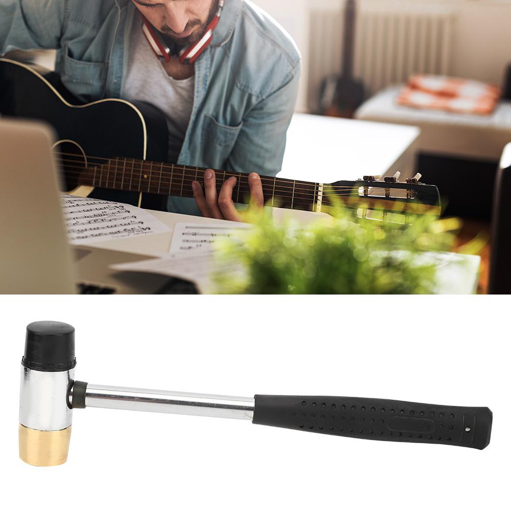 Black Guitar Plastic Hammer Brass and Rubber Head Ukulele Musical Instrument Accessories