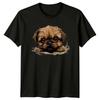Cute Brussels Griffon Dog Breed Portrait Art Graphic T-Shirt