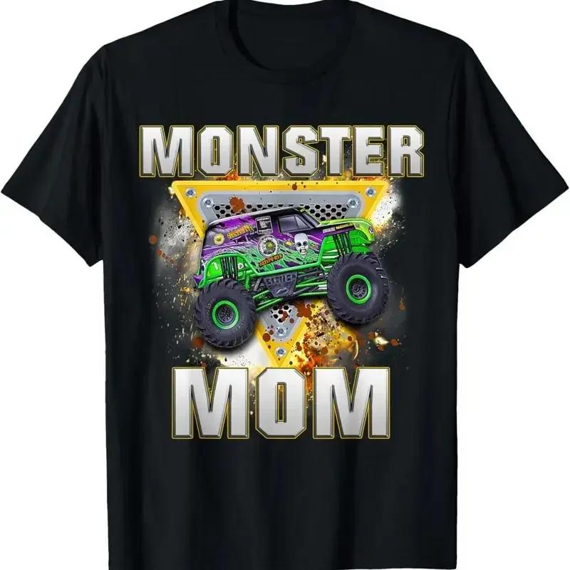 Monster Truck Mom Are My Jam Lovers T Shirt S разноцветный