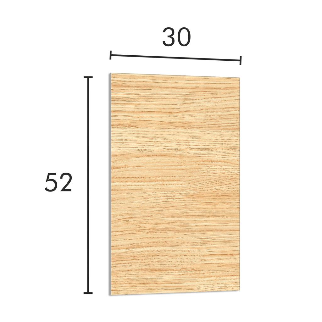 Szklana Deska Do Krojenia 30X52 Drewno