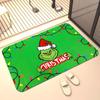Tapis de bain Joyeux Noël Tapis de salle de bain pour enfants Antidérapant Absorbant Lavable Tapis de chevet Décoration de chambre Tapis de porte d'entrée pour pièce