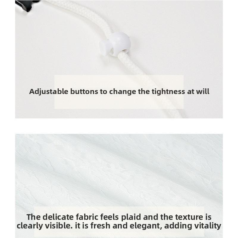 Car curtains Car Partition Sunshade Curtain - Lace Double-Layer Retractable Sun Protection Heat Insulation Privacy Accessory