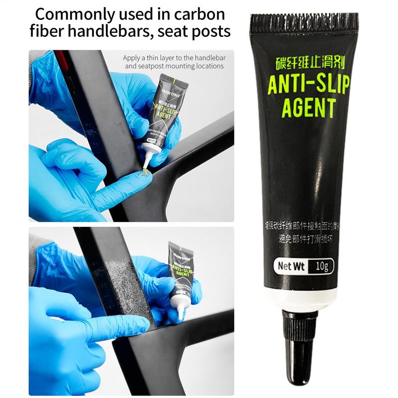 10G Carbon Fiber Anti Slip Agent For Seatpost Handlebar Frame Stem Surfaces Protection Bike Grease For Bicycle