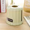 Creative Nordic Green Desktop Roll Tissue Holder