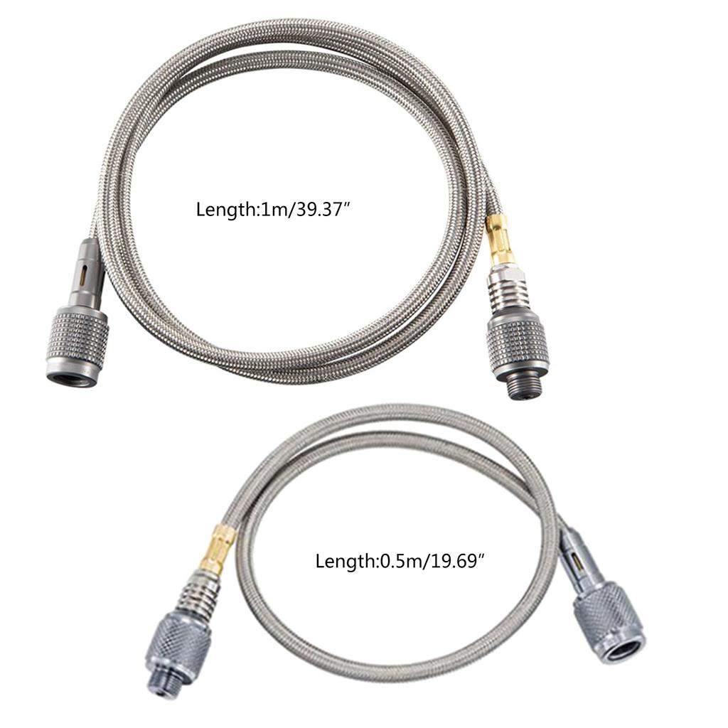 Gas Hose Extension Gas Propane Tank Adapter Gas Pipe Extender Grill Camping Outdoor Accessories Grill Connectors Hose
