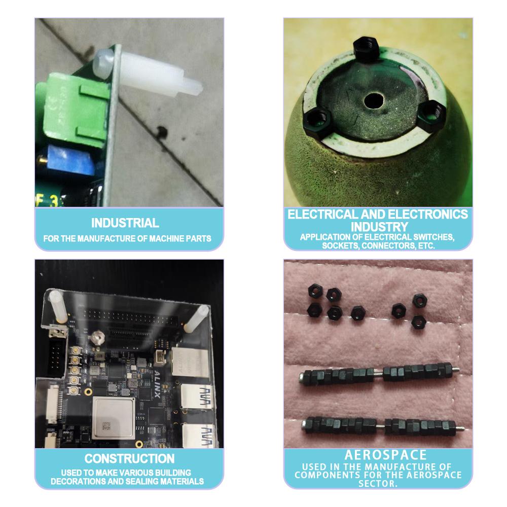 200 Stück/Set Nylon PCB Motherboard Abstandsschraube Bolzen Mutter Kunststoff Nylon Isoliertes Kit M2 M2.5 M3 M4 Sechskant Sechskant Abstandssäule