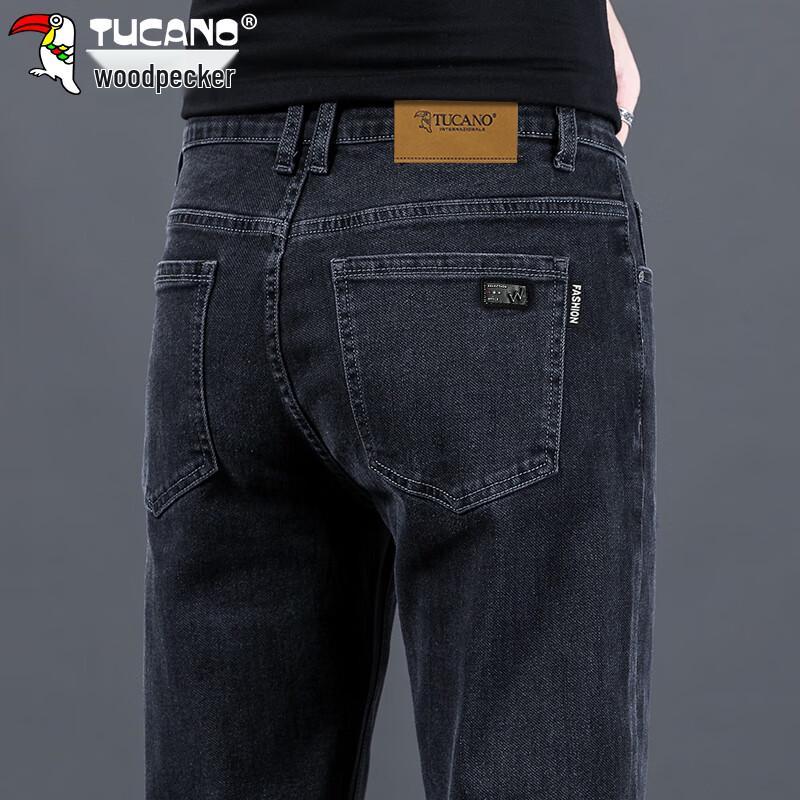 Tucano Мужские осенне-зимние джинсы свободного прямого кроя стрейч 33