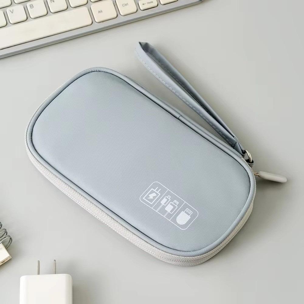 Multifunctional Electronic Cable Organizer Pouch Waterproof Portable Electronics Storage Bag Dustproof Handheld Digital Bag