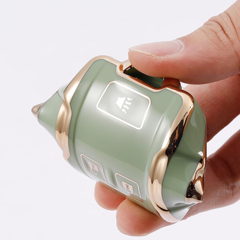 4-Tasten-TPU-Autoschlüsseletui mit vollständiger Abdeckung für Chevrolet SUBURBAN Saboban GMC Sierra Canyon Colorado Silverado Shell Schlüsselanhängerhalter Autozubehör