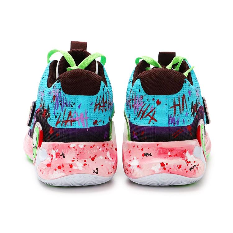 Nike KD Trey 5 X EP Mesh Breathable Low top Basketball Shoes Men's Blue Green Purple DJ7554-014(Team130-VAM)