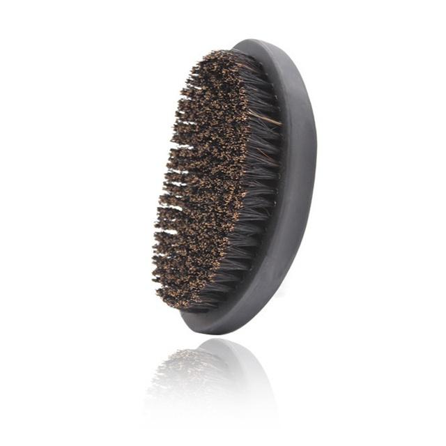 

Щетка с волнистой щетиной, расческа для волос, расческа для бороды, большая изогнутая деревянная ручка, антистатическая расческа для волос, инструменты для укладки чёрный