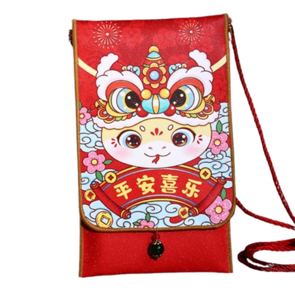 Chinese 2025 Snake Year Red Envelopes Blessing Lucky Money Pockets Money Packet  Wedding Birthday
